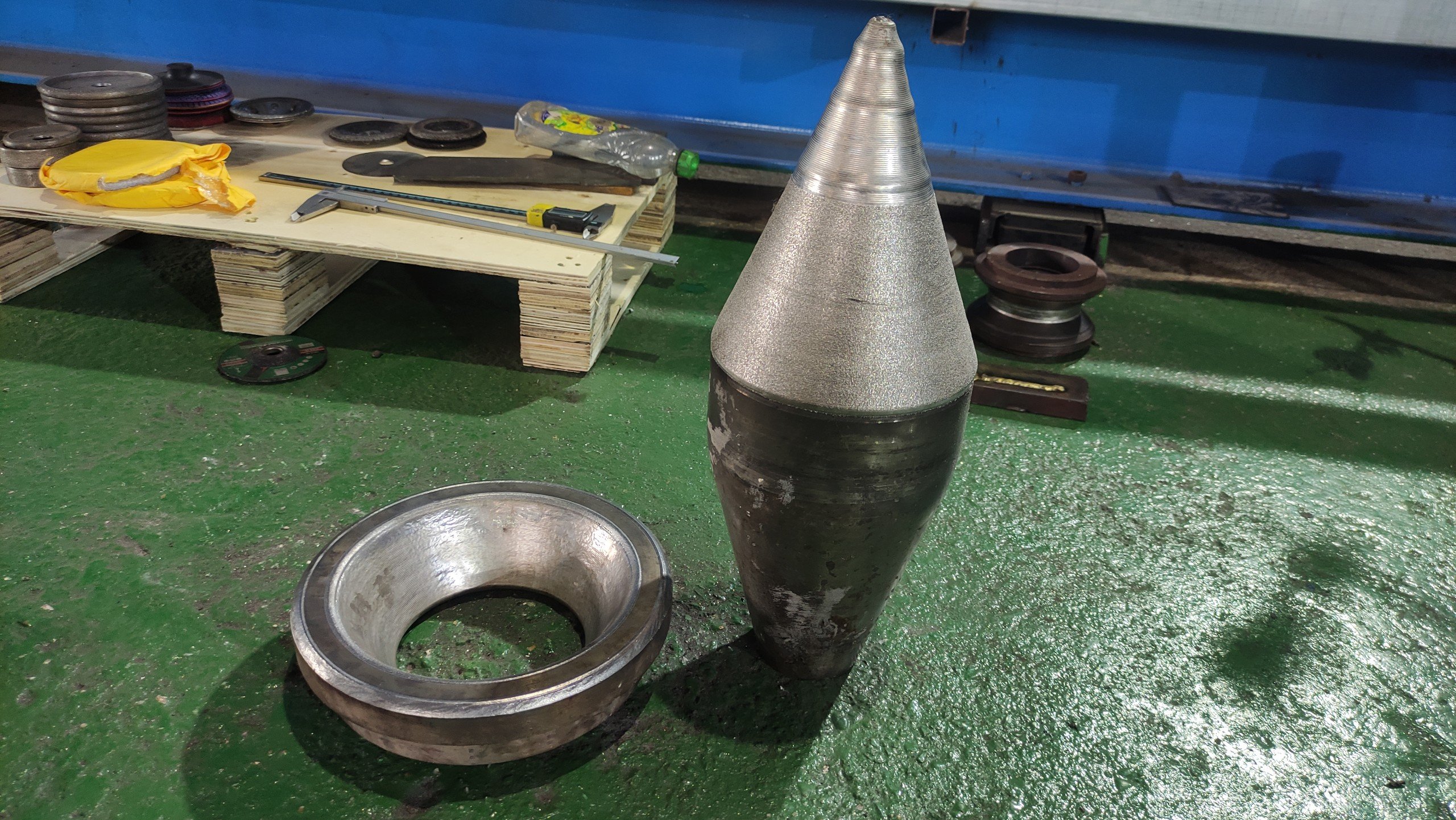Kim phun, vành chặn-Repair Spear head, Nozzel of Hydro-Turbine by Laser Cladding
