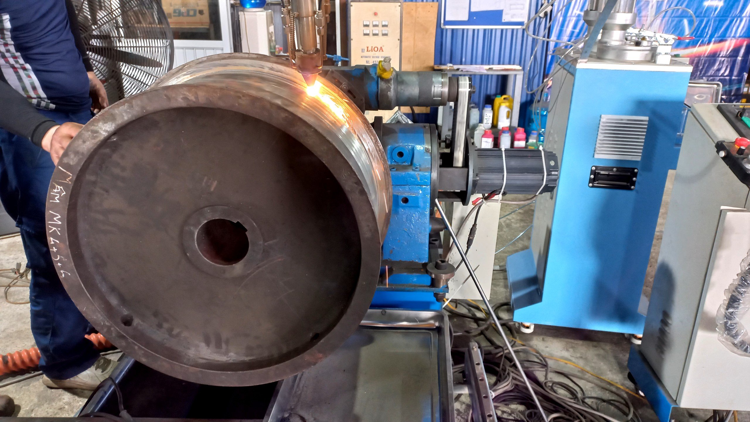 Phun phủ phục hồi Puly, mâm máy kéo dây-Wire Drawing Capstan, Pulley