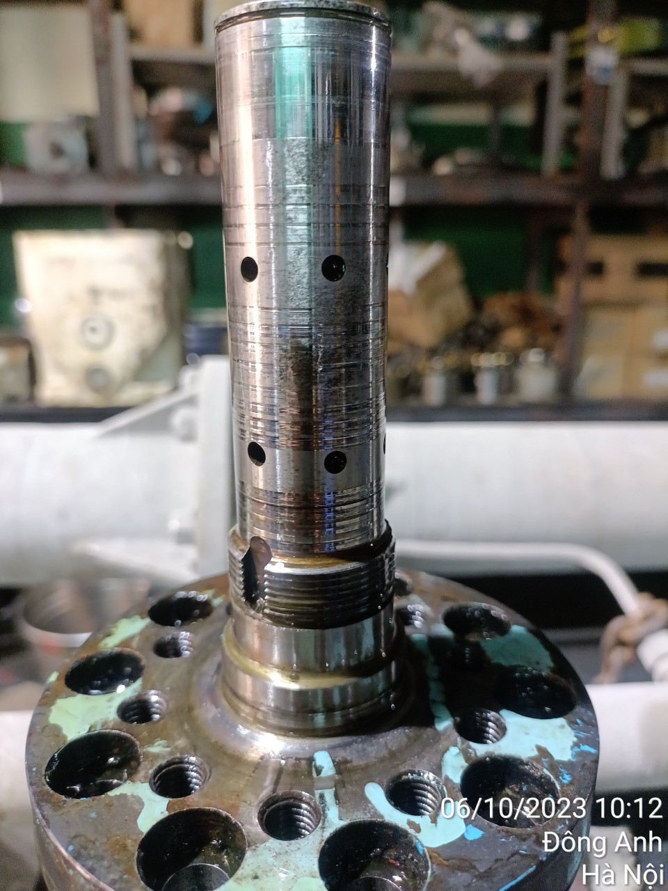 Phục hồi trục bơm thủy lực bằng công nghệ laser cladding – Hydraulic pump shaft by Laser cladding
