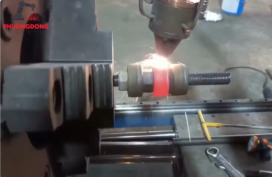 Phun phủ con lăn – Laser cladding for Roller 40mm