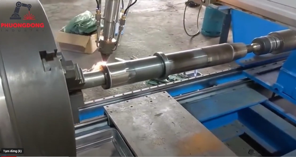 Phục hồi Trục máy mài bị mòn – Grinding Machine Shaft Repair