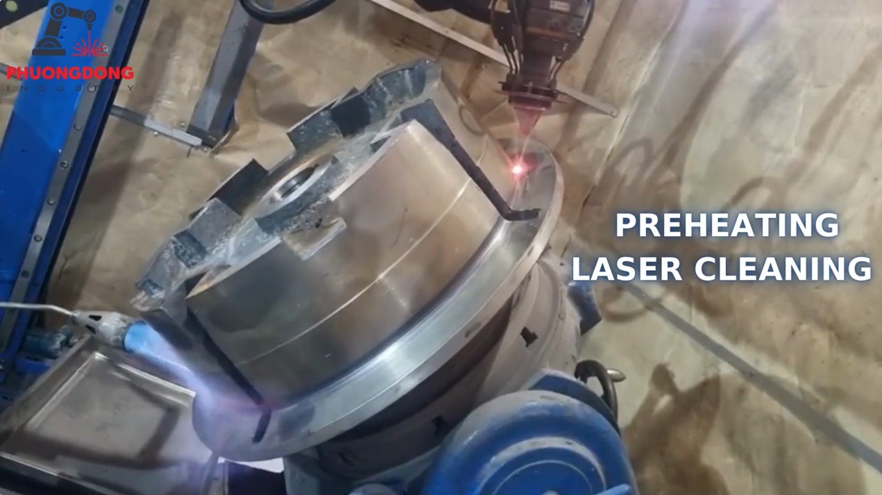 Coating for Wire Drawing Capstan/Drum by Laser Cladding- Hàn phủ mâm máy kéo dây bằng Laser Cladding