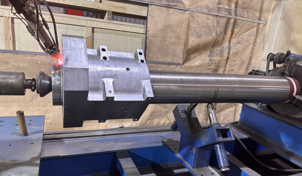 Phục hồi Xylanh máy đùn nhựa bằng công nghệ Laser Cladding