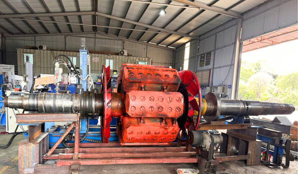 Phục hồi rotor máy phát điện thủy điện bằng công nghệ Laser Cladding