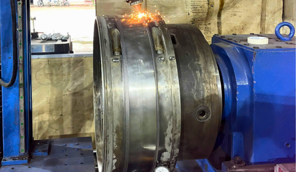 Phục Hồi Vành Chèn Trục Tuabin Thủy Điện Bằng Công Nghệ Laser Cladding