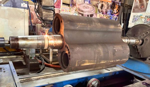 Phục hồi cổ trục Rotor máy thổi khí Roots bằng công nghệ Laser Cladding