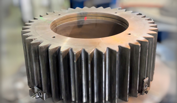 Phục hồi bánh răng hộp giảm tốc OD1040 nhà máy nghiền xi măng