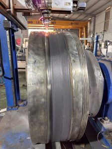 PHỤC HỒI BẠC ỐP TRỤC TUABIN THỦY ĐIỆN BẰNG CÔNG NGHỆ LASER CLADDING