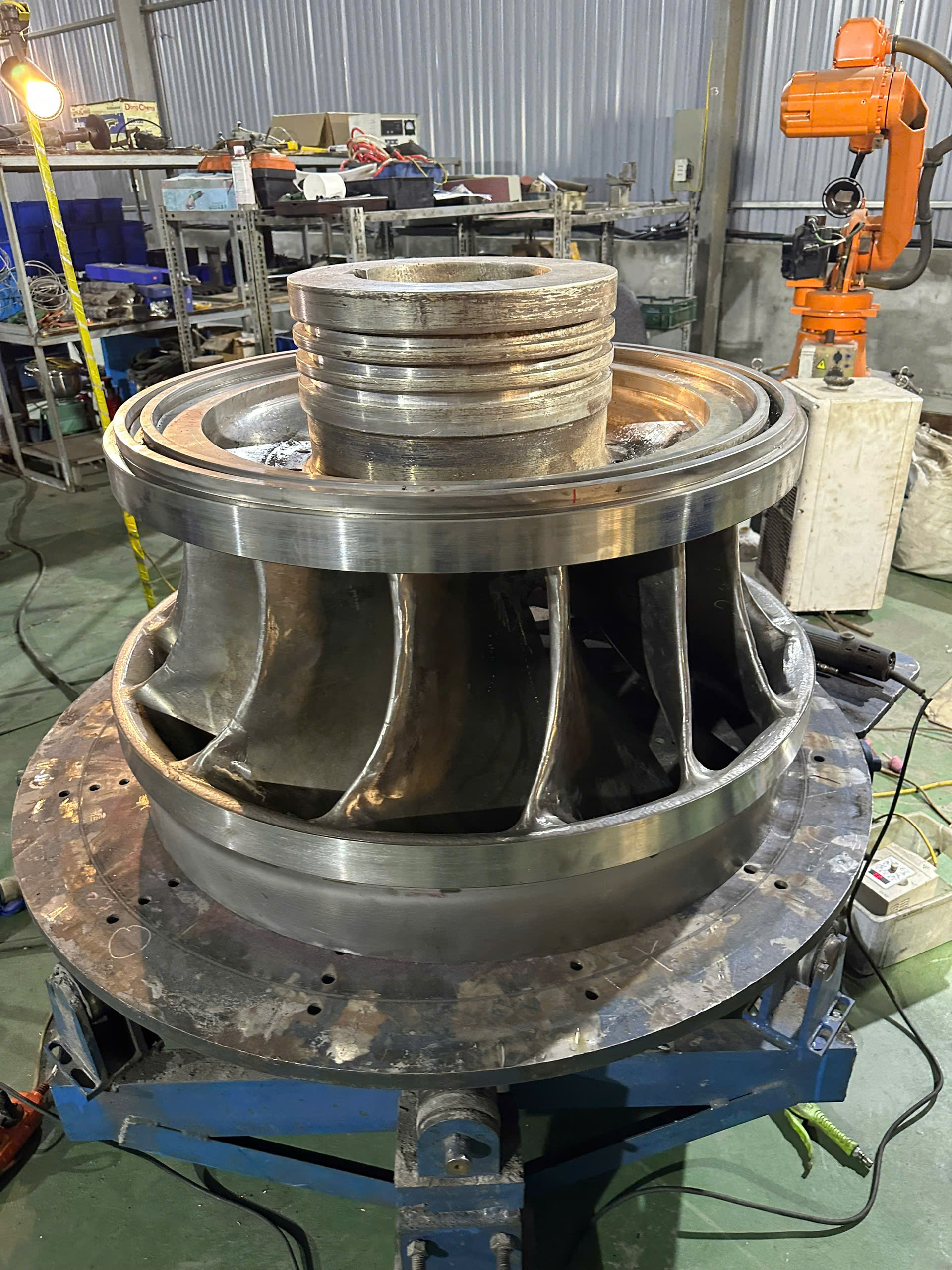 Quy trình sửa chữa & phục hồi bánh xe công tác Tuabin nhà máy thủy điện bằng công nghệ Laser Cladding & PTA