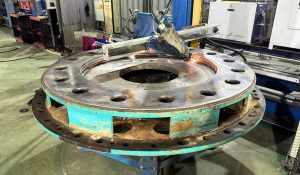 Phục hồi Vành chèn nắp Tuabin nhà máy Thủy điện bằng Công nghệ Laser Cladding